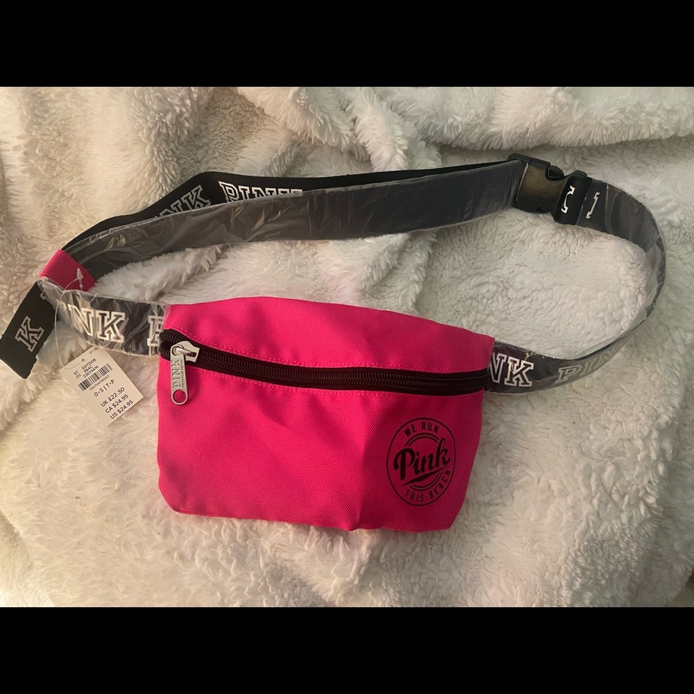 NWT Pink Victorias Secret Zip Fanny Pack 💗